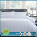 Hotel 130gsm Microfiber White and Beige Color bed Sheet